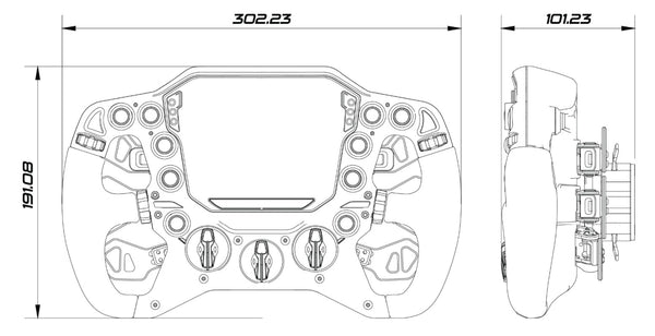MoTeC STW195 Steering Wheel